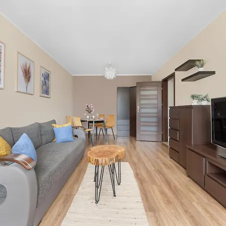 Apartament We Wroclawiu Z Dwiema Sypialniami, Wanna I Biurkiem Do Pracy Zdalnej By Renters Lägenhet Wrocław