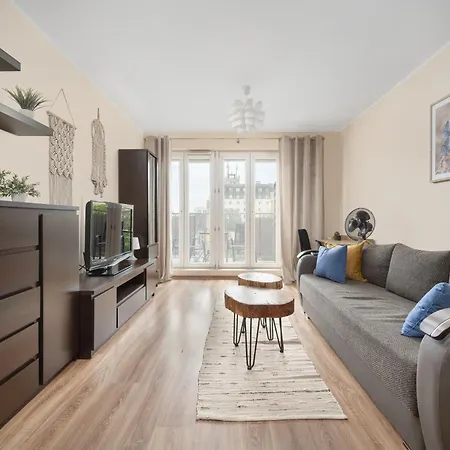 Apartament We Wroclawiu Z Dwiema Sypialniami, Wanna I Biurkiem Do Pracy Zdalnej By Renters Lägenhet Wrocław